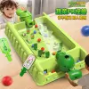 T1925466 Vegetable Monster Battle Slingshot Table Board Game Toy [English Color Box Item Picture